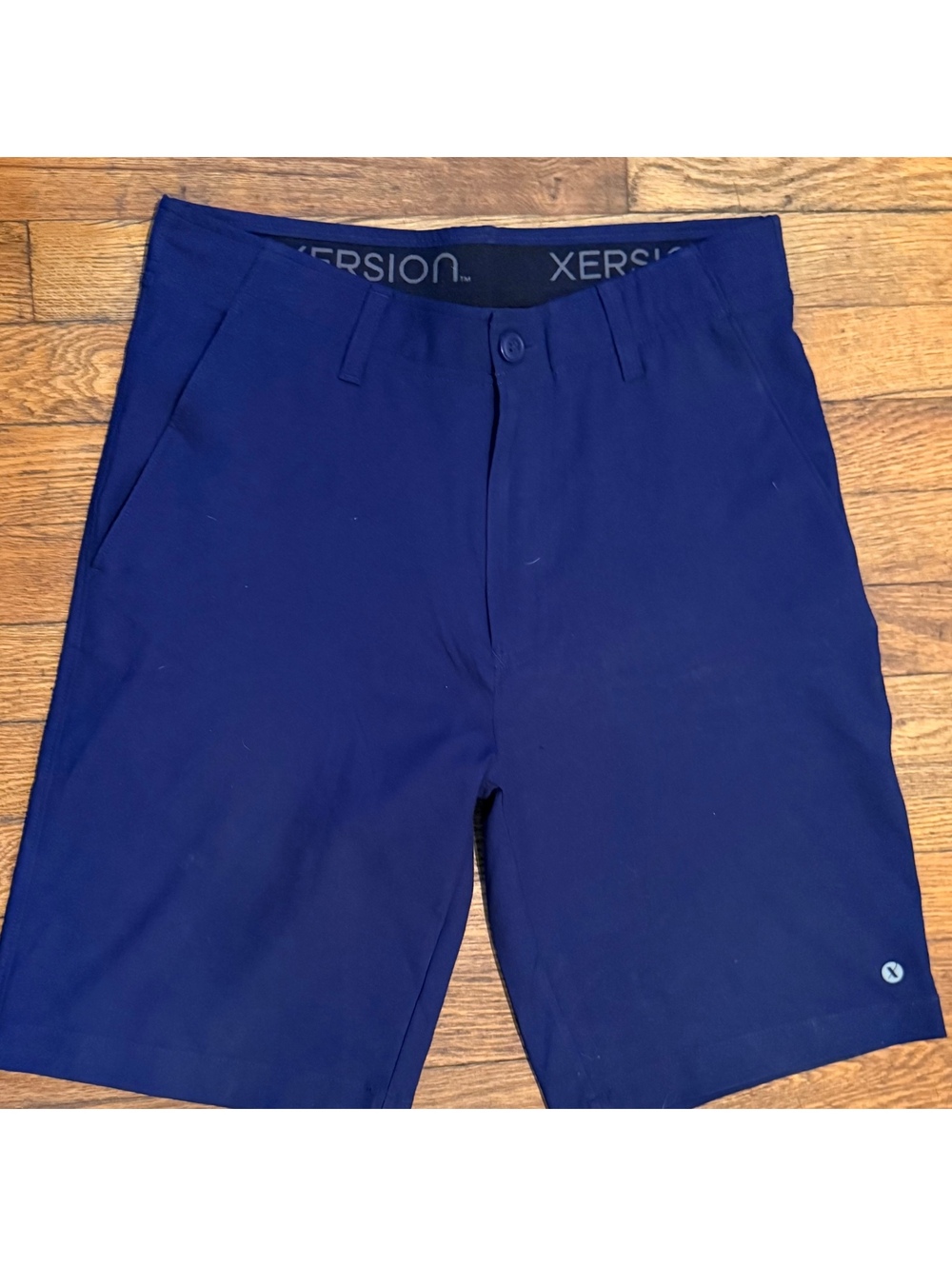 Xersion Men's Navy Blue Quick Dry Polyester Shorts Size Small